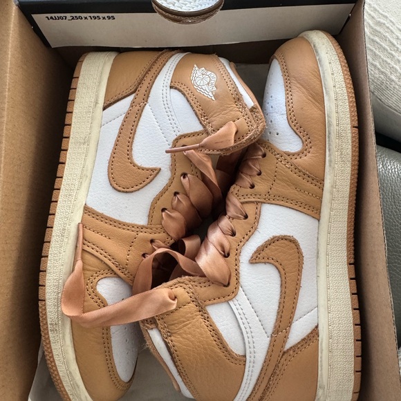 Jordan Other - Jordan Kids Sneakers in Tan and White